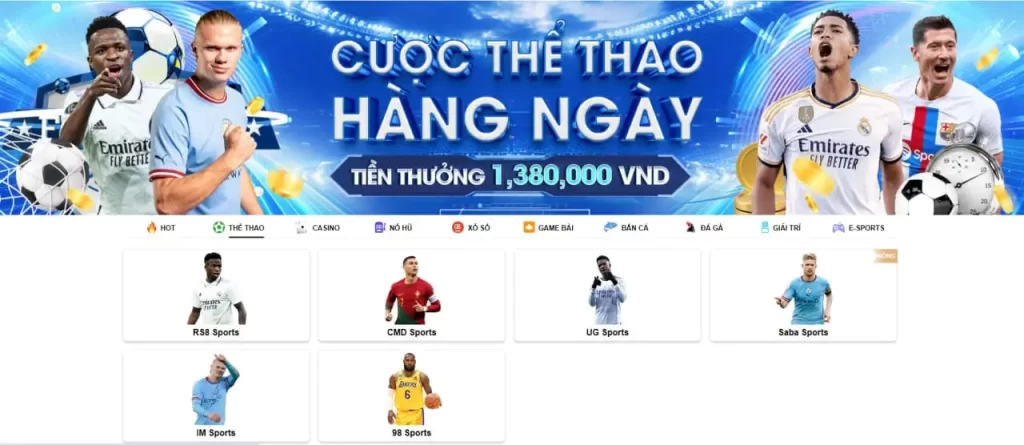 Cá cược thể thao nhiều kèo cược đa dạng